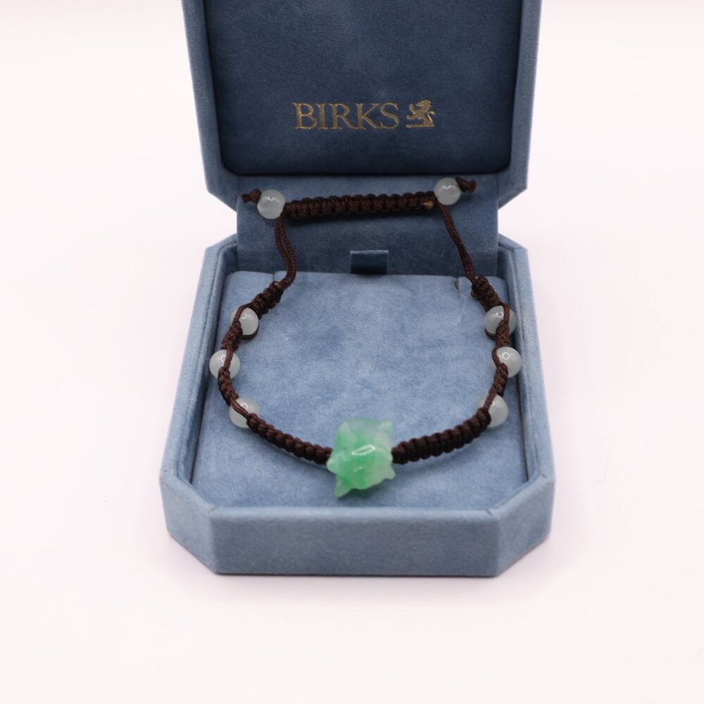 Jade Pig Woven Bracelet